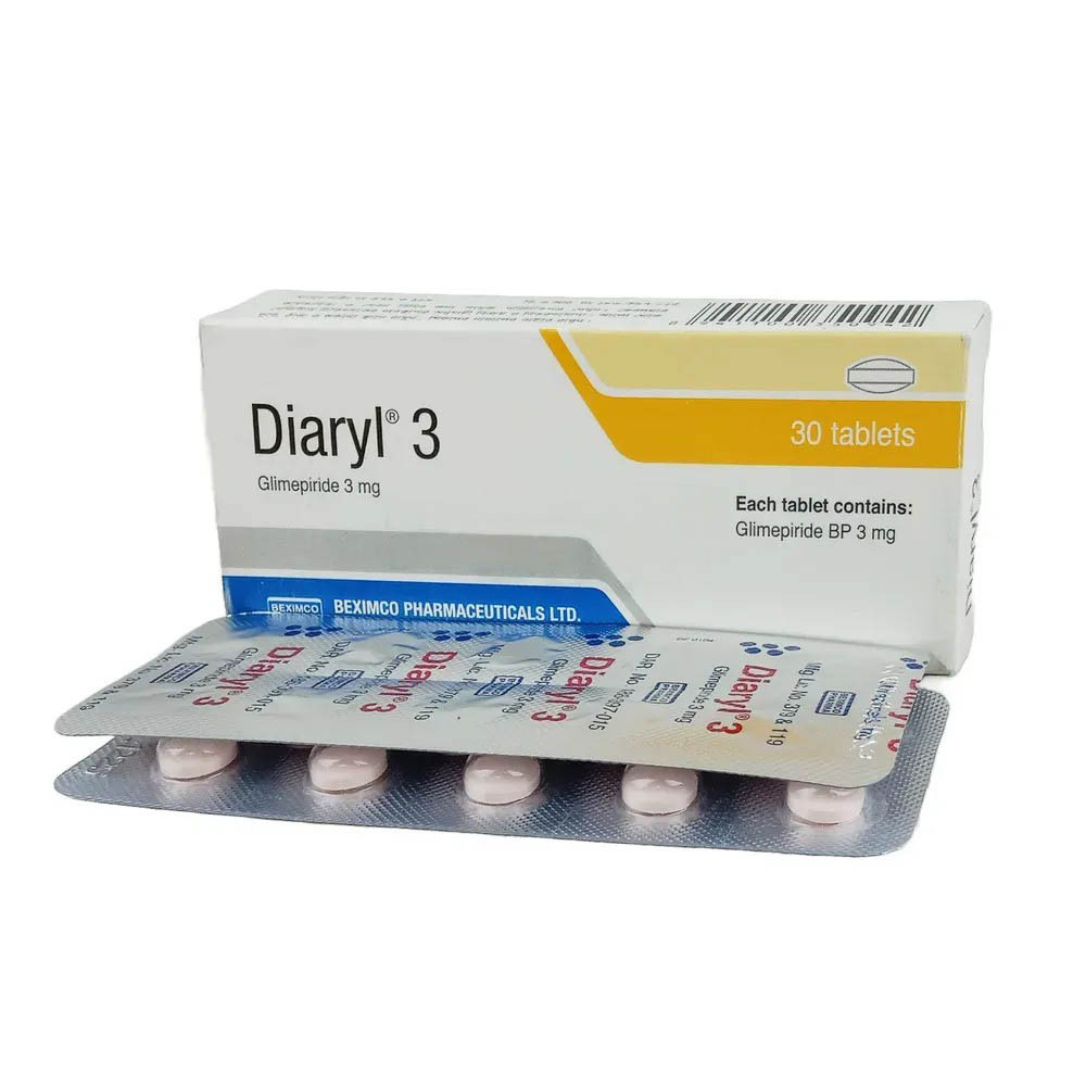 Tablet Diaryl 3mg (30pcs)
