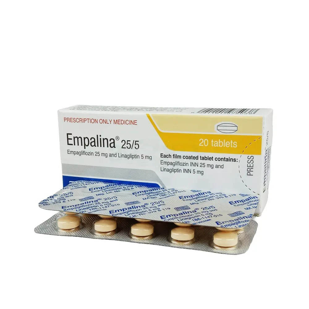 Tablet Empalina 25/5mg (20pcs)