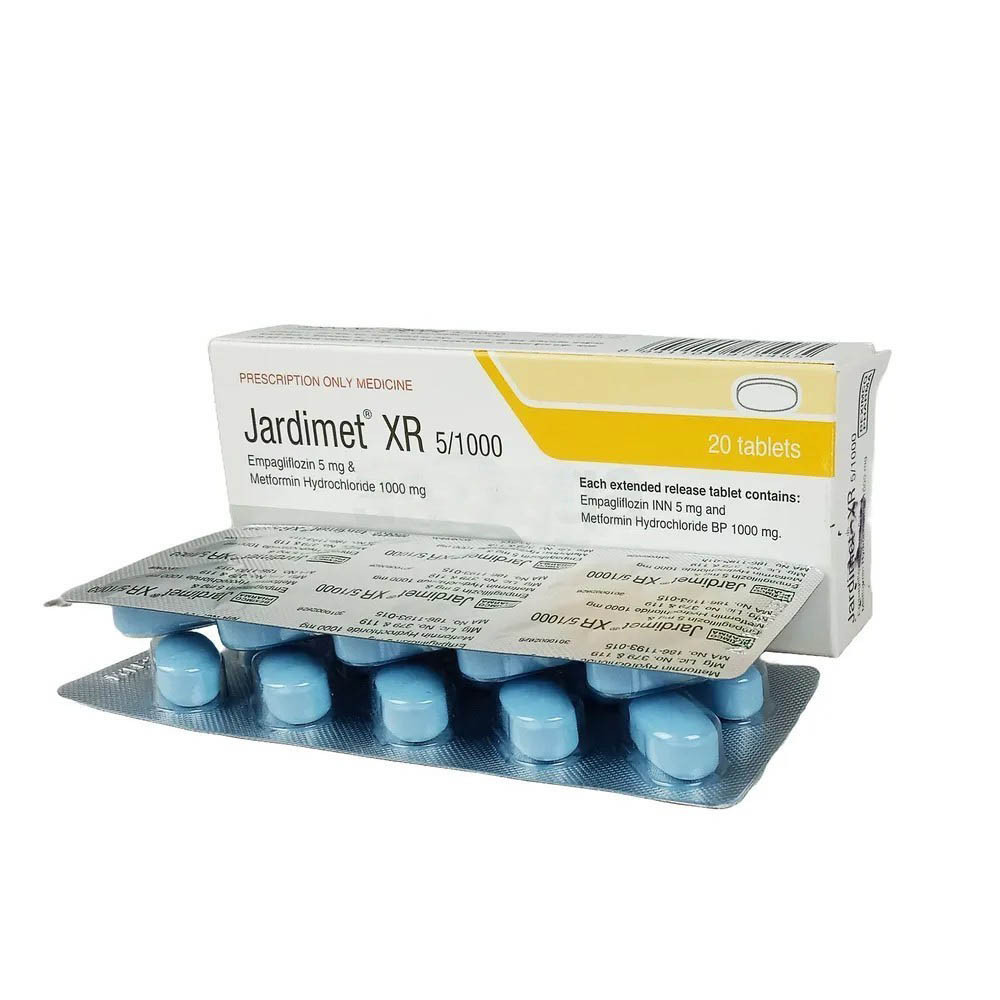 Tablet Jardimet XR 5/1000mg (20pcs)