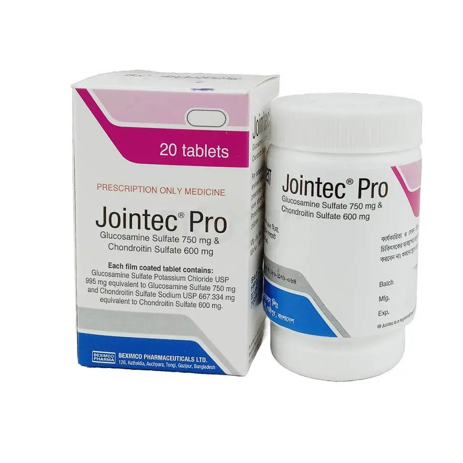 Tablet Jointec Pro 750mg+600mg (20pcs) (POT)