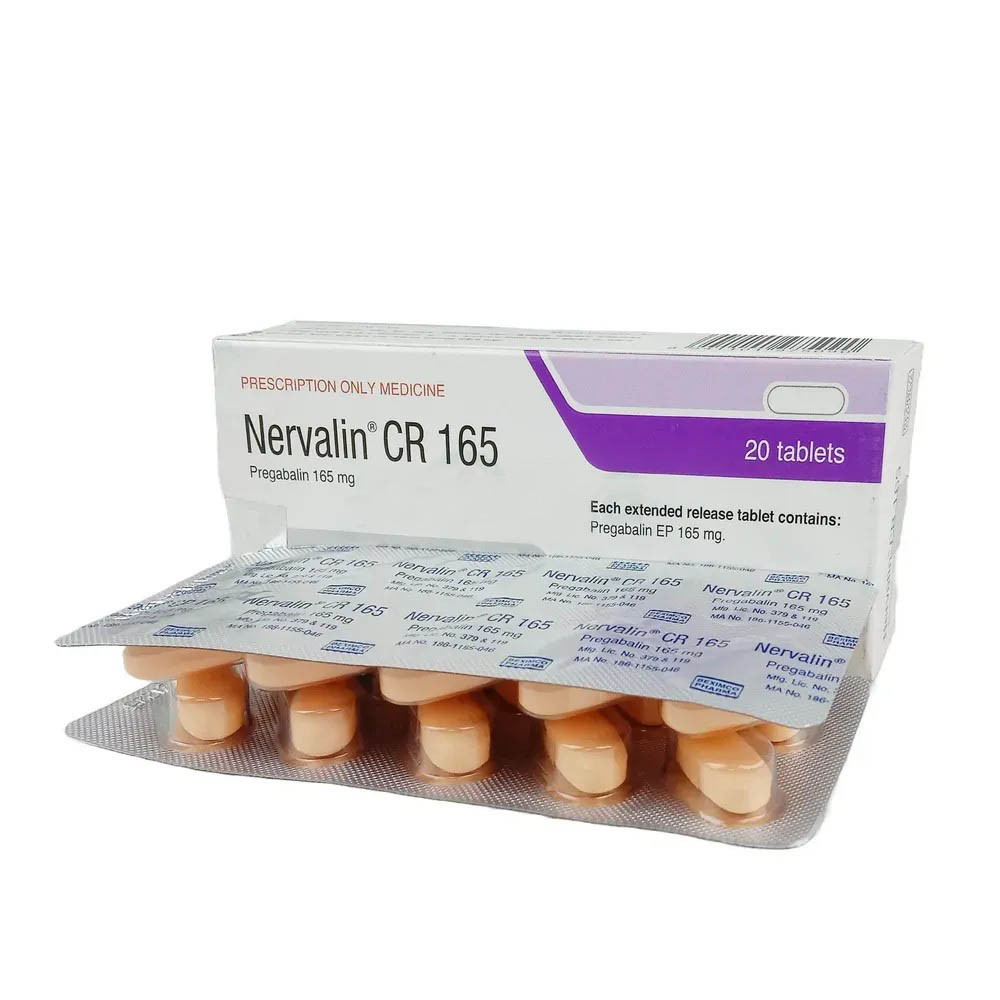 Capsule Nervalin CR 165mg  (20pcs)
