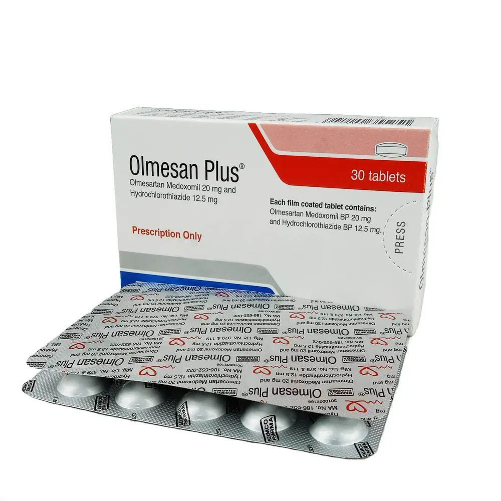 Tablet Olmesan Plus 20mg+12.5mg (30pcs)