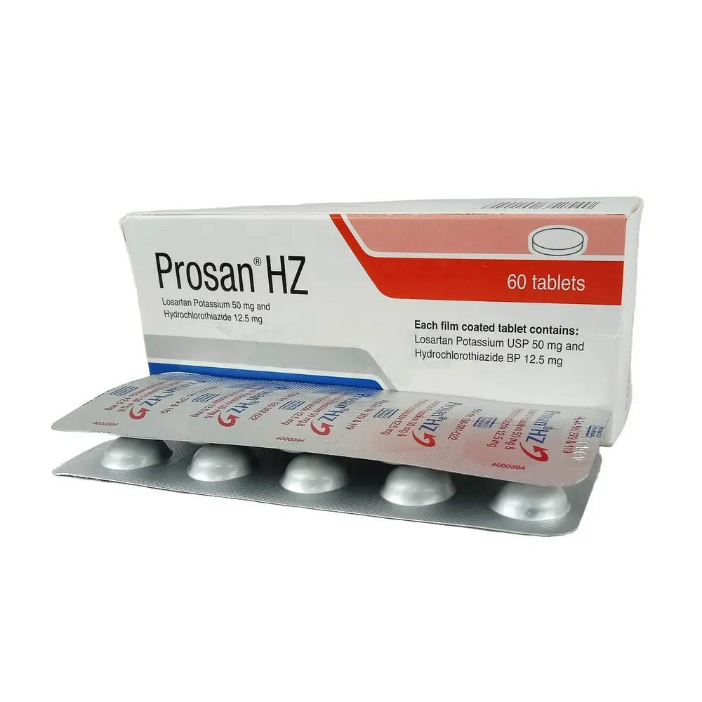 Tablet Prosan HZ  50mg+12.5mg (60pcs)