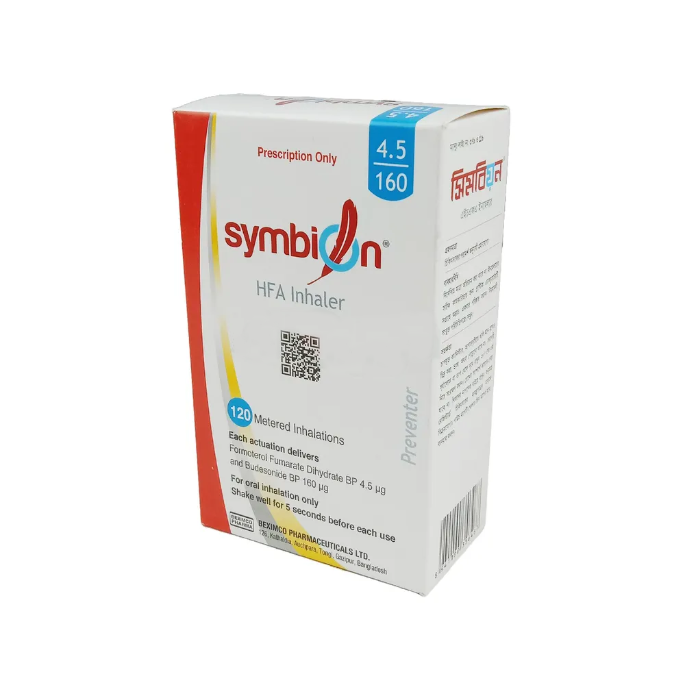 Inhaler Symbion HFA 4.5/160mg (120 metered)