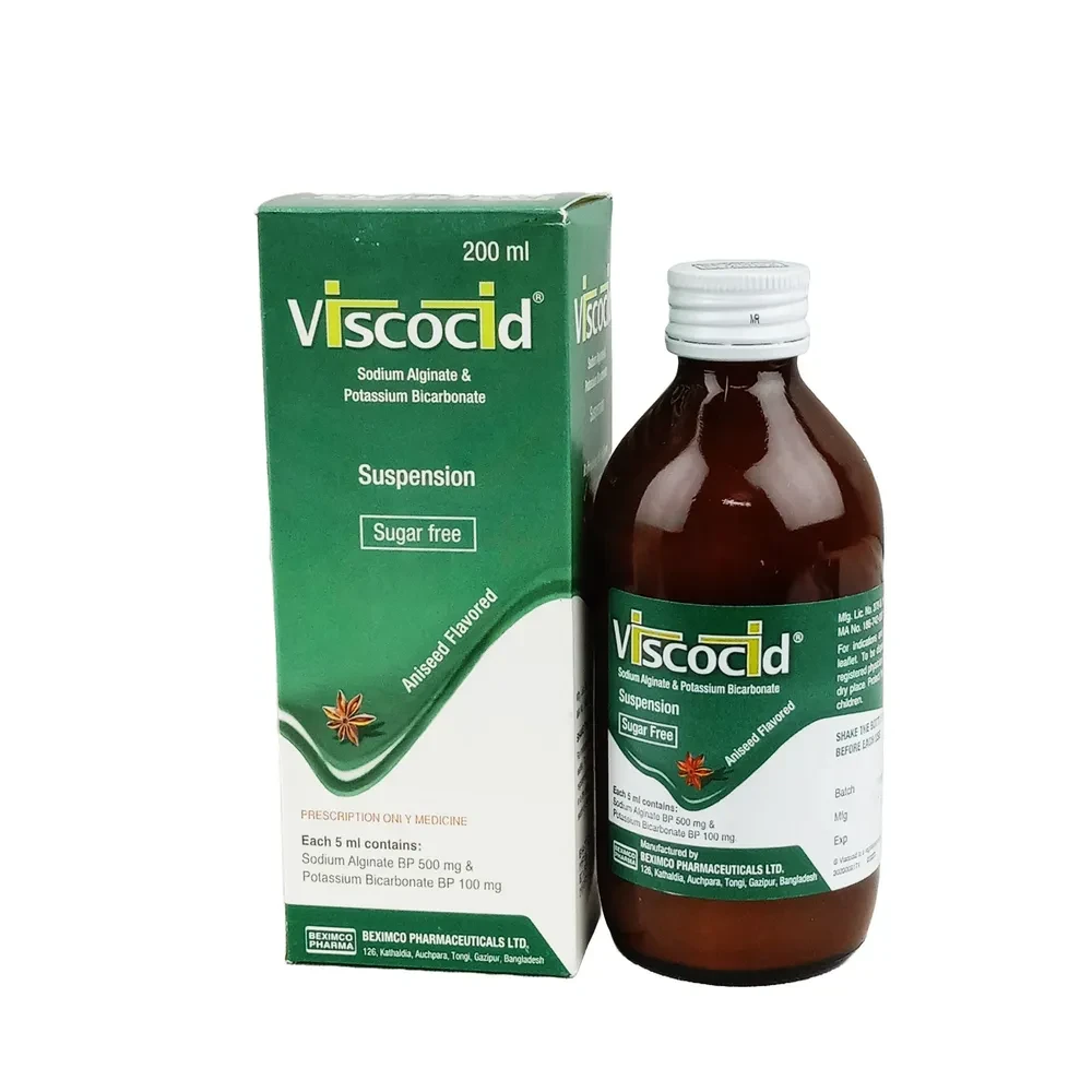 Syrup Viscocid 200ml bottle