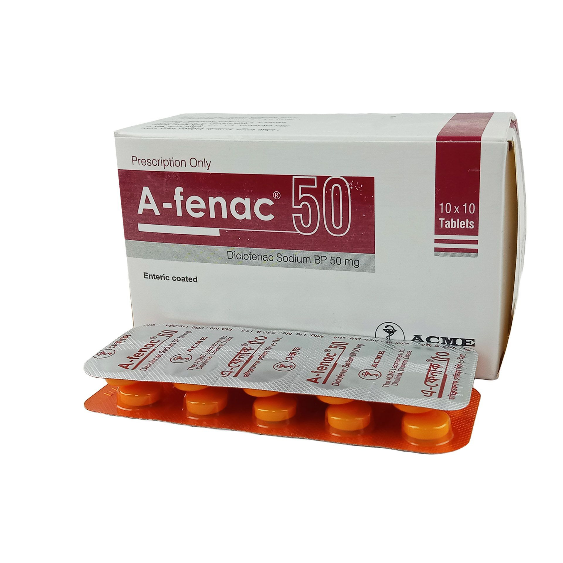 Tablet A-Fenac 50mg (100pcs)