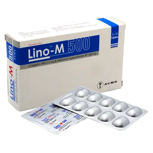 Tablet Lino M 2.5/500mg (30pcs)
