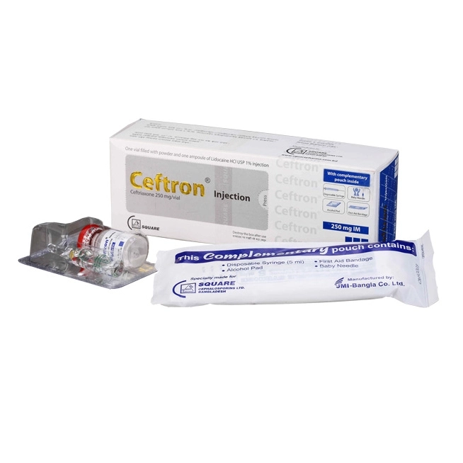Injection Ceftron 250mg Im