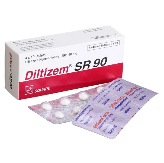 Tablet Diltizem SR 90mg (40pcs)
