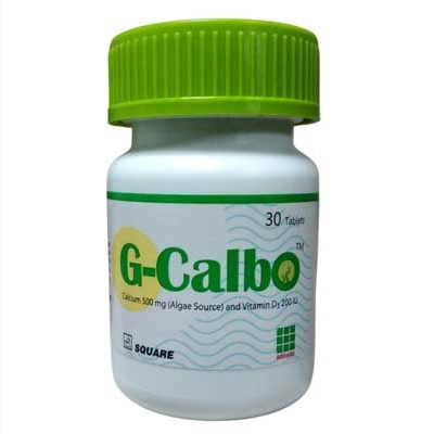 Tablet G-Calbo 500mg+200iu (POT) (30pcs)