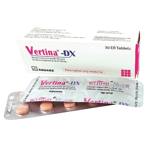 Tablet Vertina DX 20mg+20mg (30pcs)
