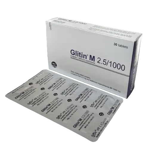 Tablet Glitin M 2.5/1000mg (30pcs)