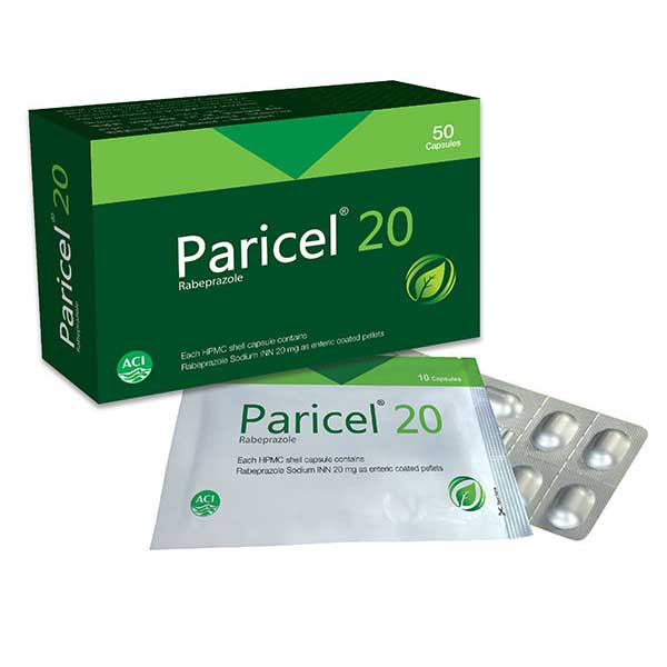 Capsule Paricel 20mg (80pcs)