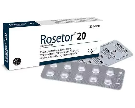 Tablet Rosetor 20mg (20pcs)
