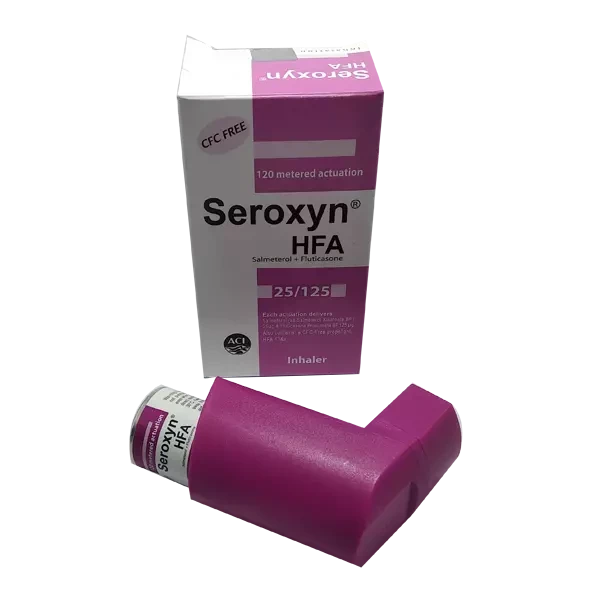 Inhaler Seroxyn HFA 25/125mcg/puff (120 metered)