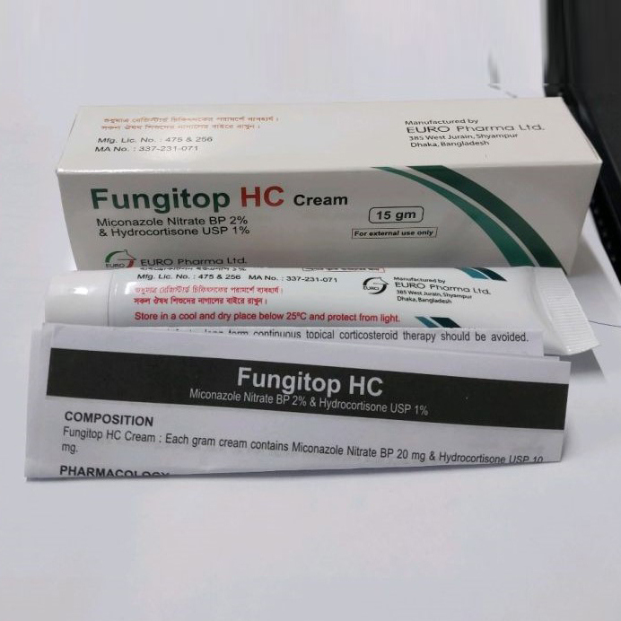 Cream Fungitop HC 2%+1% (10gm)