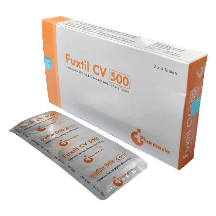 Tablet Fuxtil CV 500mg+125mg (8pcs)