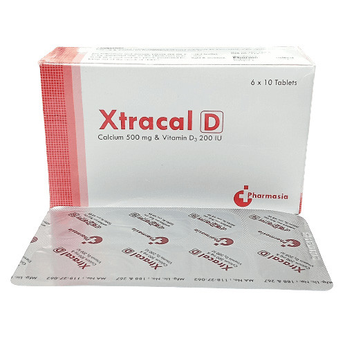 Tablet Xtracal-D 500mg+200iu (60pcs)