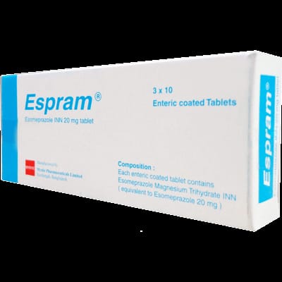 Tablet Espram 20mg (30pcs)