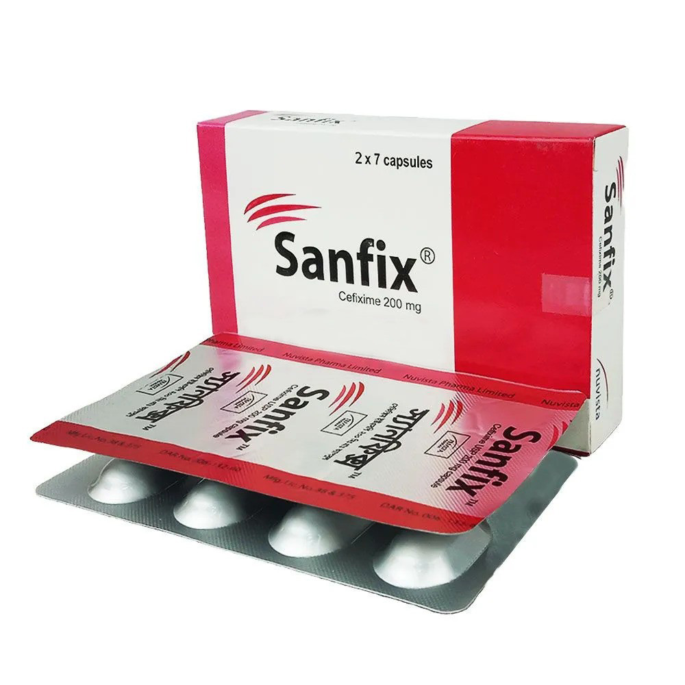 Capsule Sanfix 200mg (14pcs)