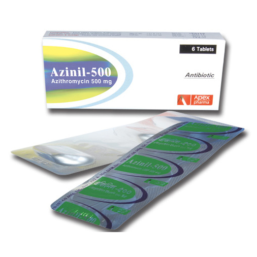 Tablet Azinil 500mg (12pcs) (Azithromycin Apex)