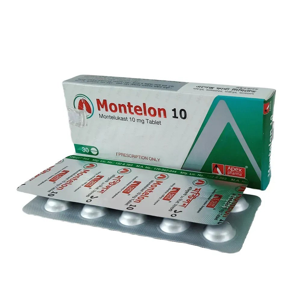 Tablet Montelon 10mg (30pcs) (Montelukast Apex)