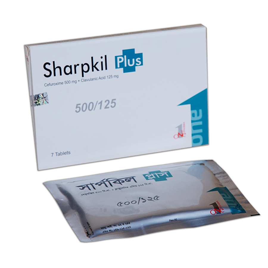 Tablet Sharpkil Plus 500mg+125mg (7pcs)