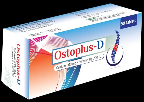 Tablet Ostoplus-D 500mg+200iu (30pcs)