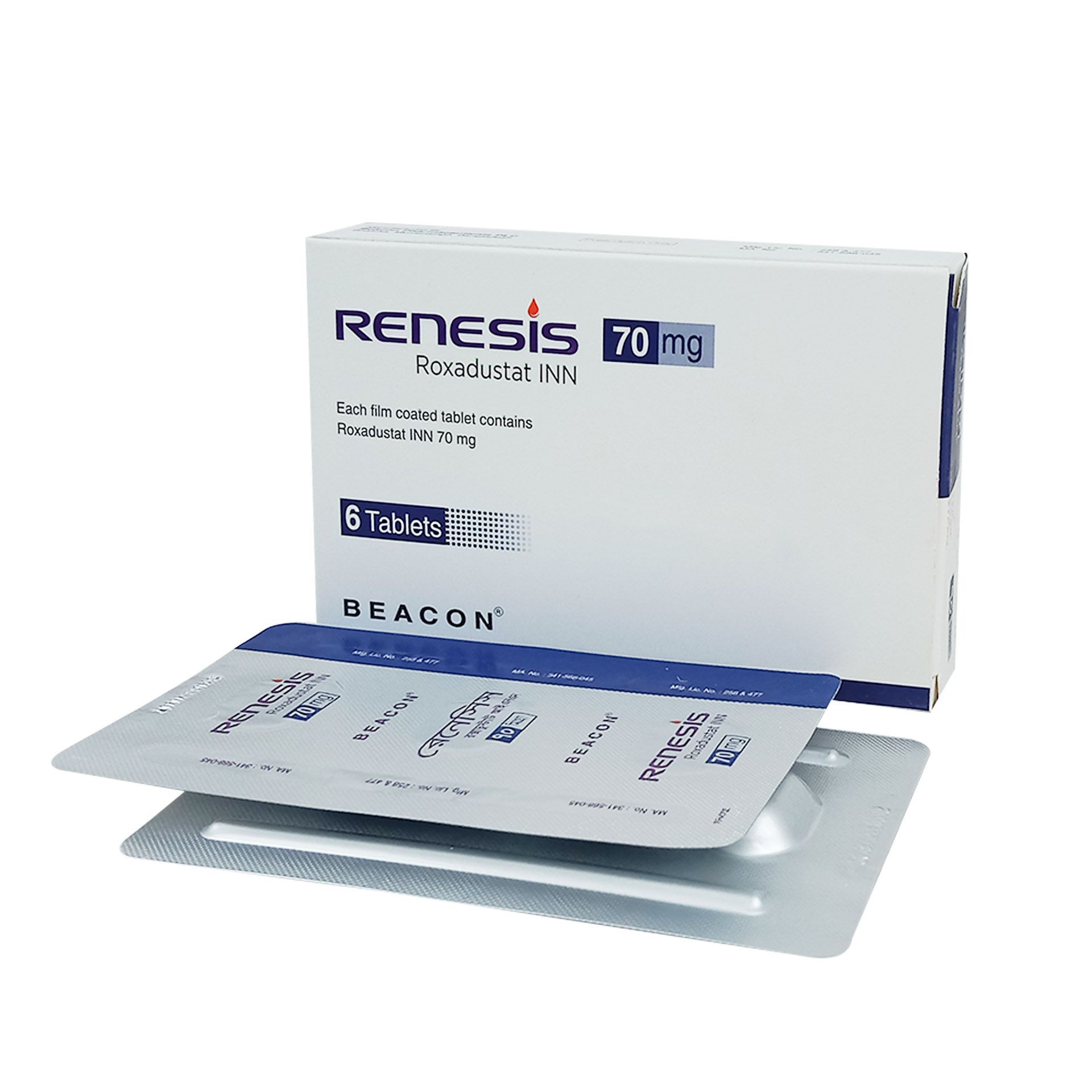 Tablet Renesis 70mg (6pcs)