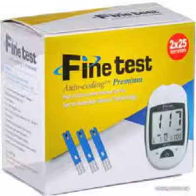 Fine Test Blood Glucose Test Strip (50 pcs)