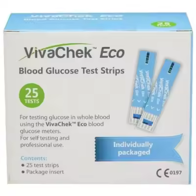 Viva Check Eco+ Test Strip (25*2)50 PCS
