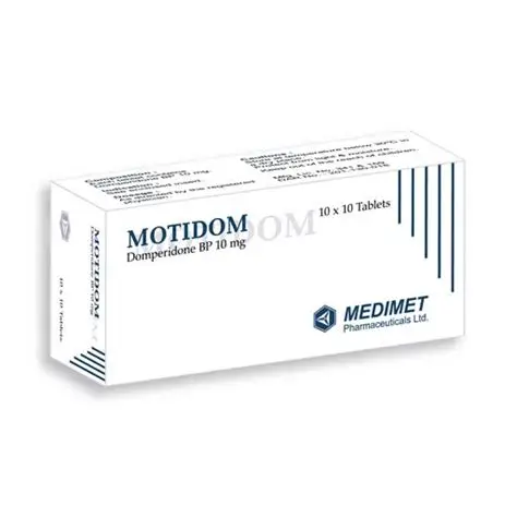 Tablet Motidom 10mg (100pcs) (Domperidon Medimet)