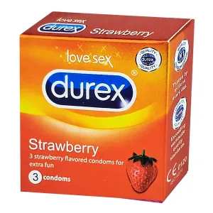 Durex Strawberry (3x6 Pack) (Condom)